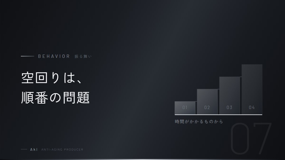 自分磨きは何から始めるか。男の努力が空回りするのは順番の問題